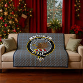 Gladstone Tartan Crest Quilt